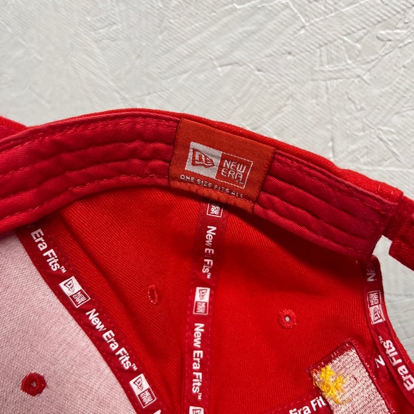 New Era China World International Baseball red Hat OS adjustable unisex - Picture 7 of 8